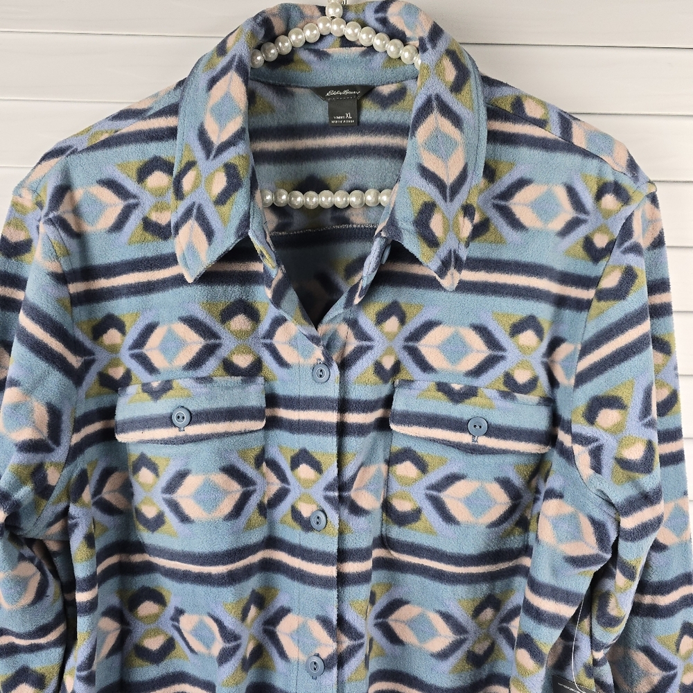 Eddie Bauer Fast Fleece Button Down Shirt